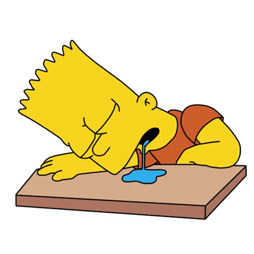 Bart sticker 😴