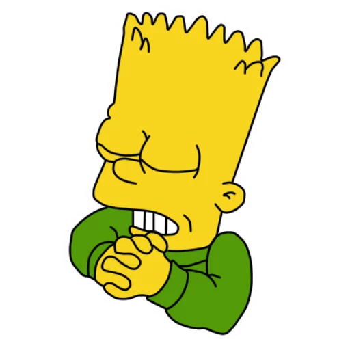 Bart sticker 🙏