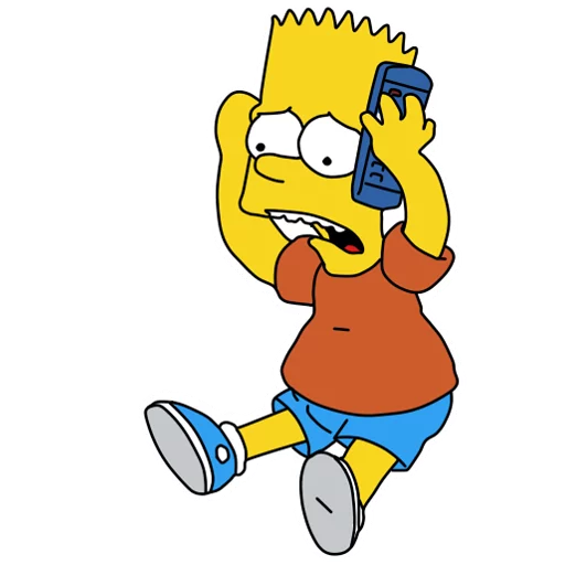 Bart sticker 😧