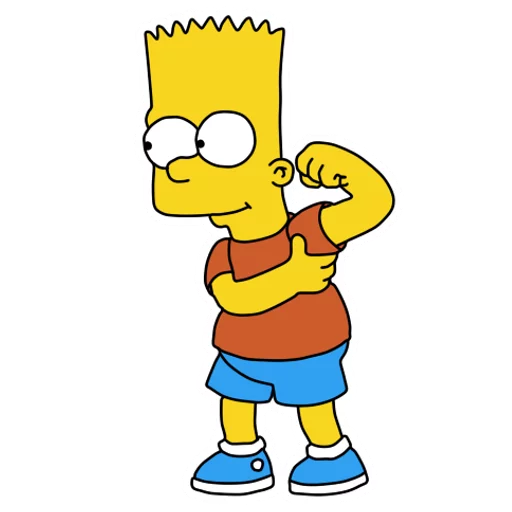 Bart sticker 💪