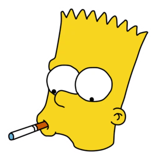 Bart sticker 🚬