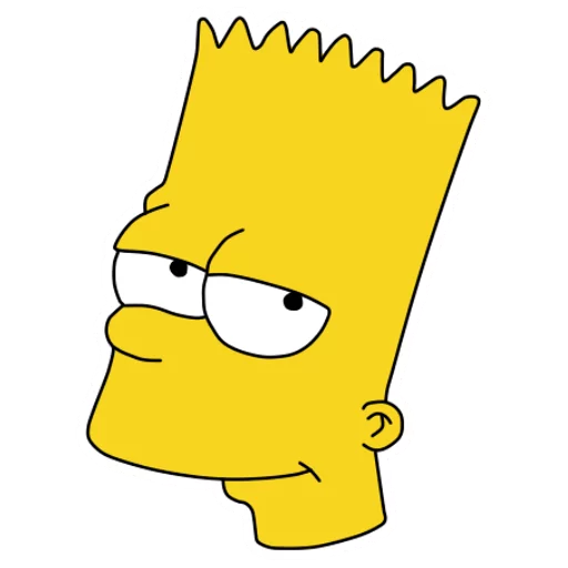 Стикер Telegram «Bart» 