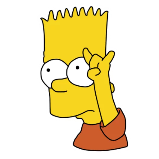 Bart sticker 🤘