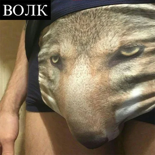 Стикер Be a wolf 😑