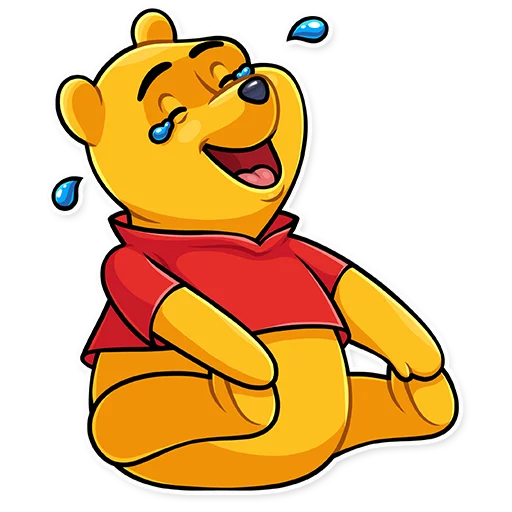 Winnie the Pooh stiker 😂