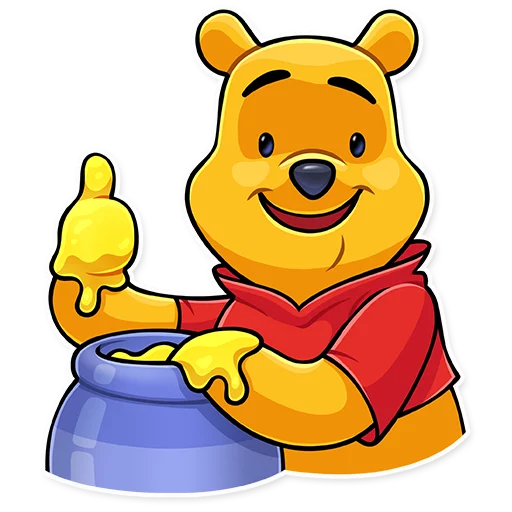 Winnie the Pooh stiker 👍