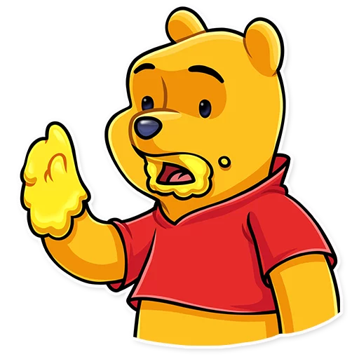 Winnie the Pooh stiker 😨