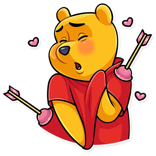 Winnie the Pooh stiker 😍