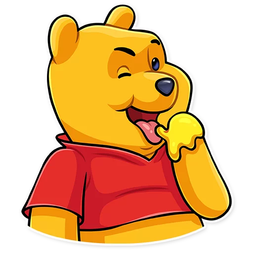 Winnie the Pooh sticker 😉