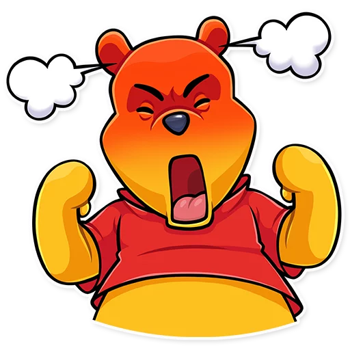 Winnie the Pooh emoji 😡