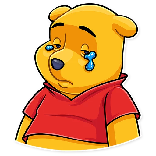 Winnie the Pooh stiker 😢