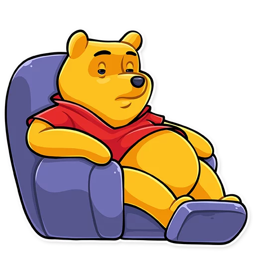 Winnie the Pooh stiker 🥴