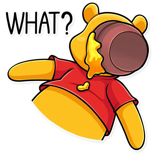 Winnie the Pooh sticker ❓