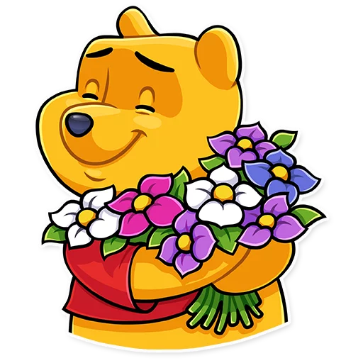 Winnie the Pooh stiker 💐