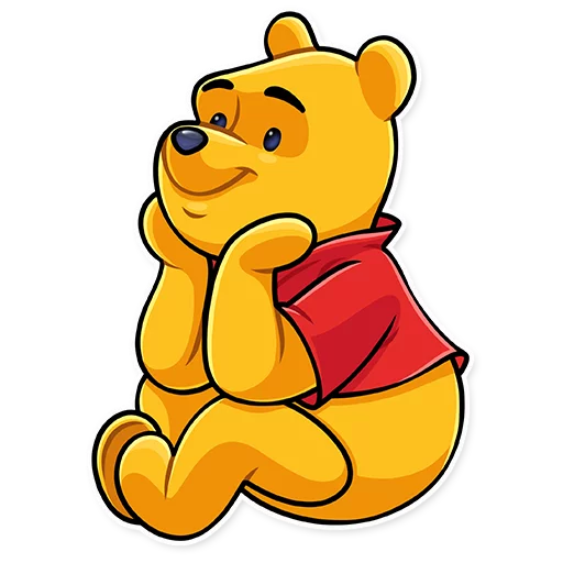 Winnie the Pooh stiker 👂