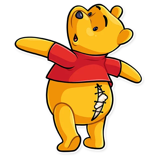 Winnie the Pooh stiker 😮
