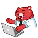 Buddy Bear emoji 👨‍💻