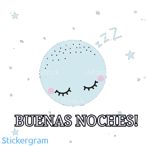 Стикер Telegram «Buenos días/noches By Vane♾» 😌
