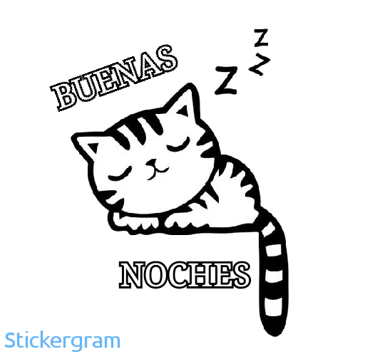 Telegram Sticker «Buenos días/noches By Vane♾» 💤