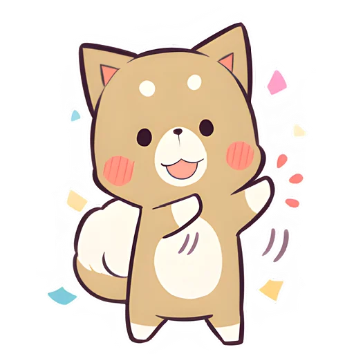 Telegram Sticker «Красивый щенок» 🕺