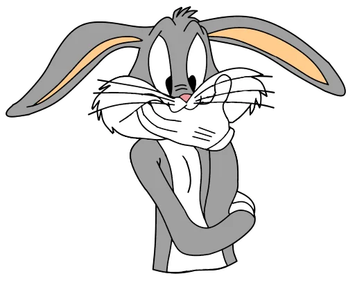 Telegram Sticker «Bugs Bunny 3» ☕️