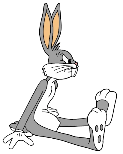 Bugs Bunny 3 sticker 😠