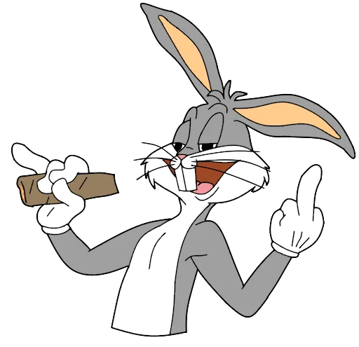 Bugs Bunny 3 sticker 🖕