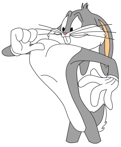 Bugs Bunny 3 sticker 💪