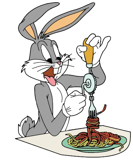 Стікер Bugs Bunny 3 🍝