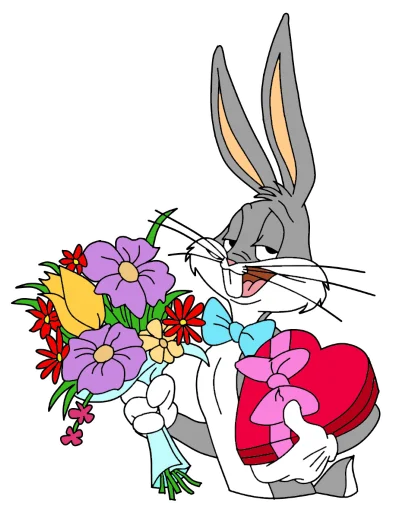 Telegram Sticker «Bugs Bunny 3» 💝