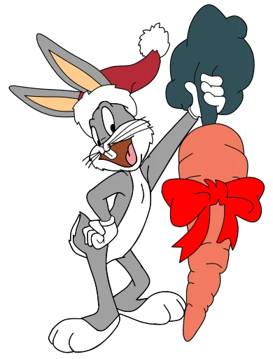 Telegram Sticker «Bugs Bunny 3» 🎅