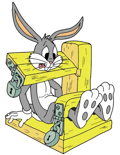 Bugs Bunny 3 sticker 😨