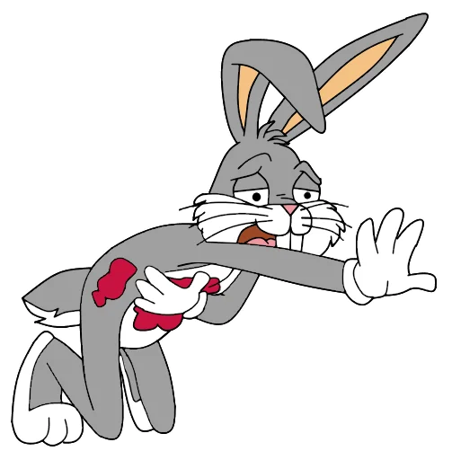 Bugs Bunny 3 sticker 😨