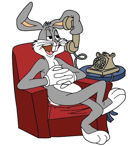 Стікер Telegram «Bugs Bunny 3» 📞