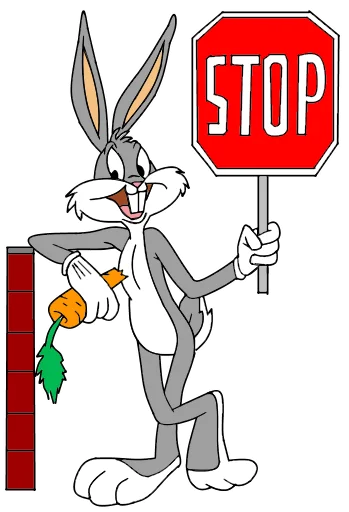 Bugs Bunny 3 sticker 🛑
