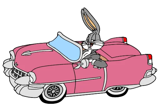 Стікер Telegram «Bugs Bunny 3» 🚗