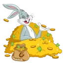 Bugs Bunny emoji 🤑