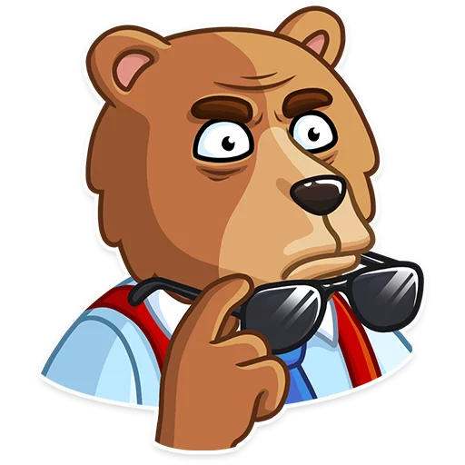Telegram stiker «Bull & Bear» 