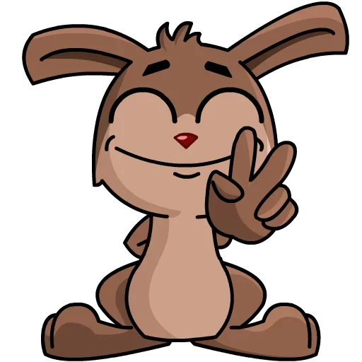 Telegram Sticker «BunnyBoss» ✌️