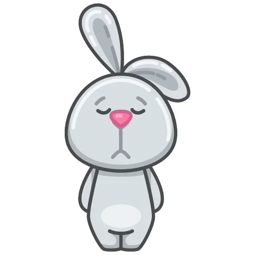 Telegram stikerlari Bunny Boy