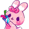 Bunny Cute Pif emoji 🎉