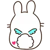 Bunny Cute Pif emoji 😤