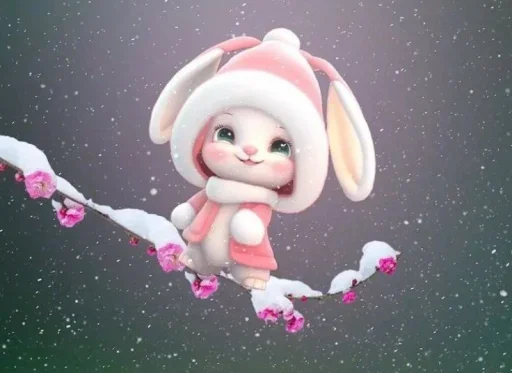 Емодзі Bunny cute 🐰