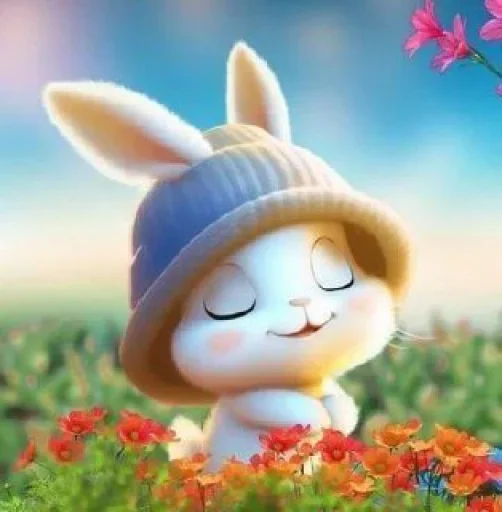 Эмодзи Bunny cute 🐰