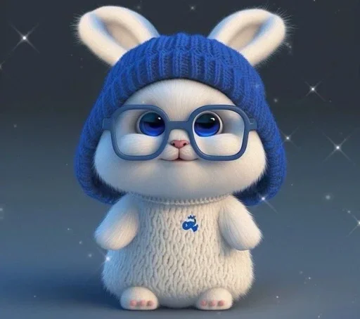 Стикер Telegram «Bunny cute» 🐰