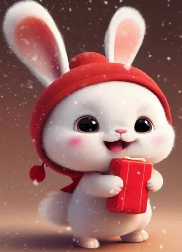 Стикер Bunny cute 🐰