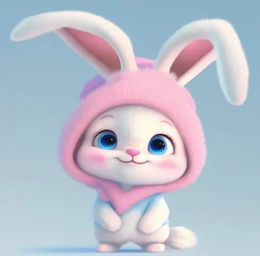 Bunny cute emoji 🐰