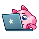 Pink Bunny emoji 💻