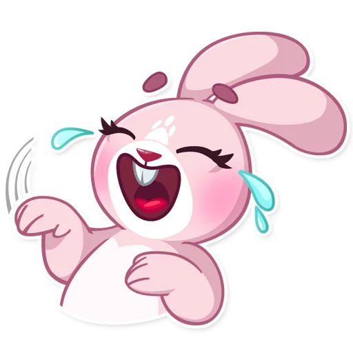 Rosy Bunny sticker 😂