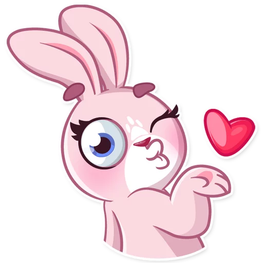Rosy Bunny emoji 😘